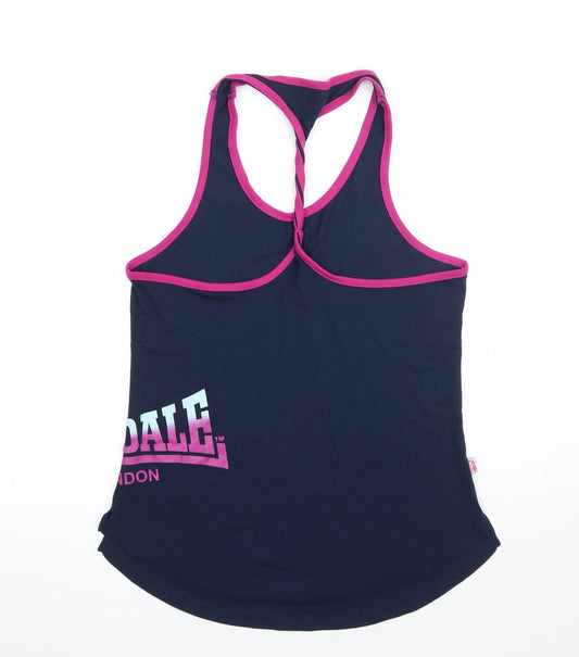 Lonsdale Womens Blue   Basic Tank Size 10