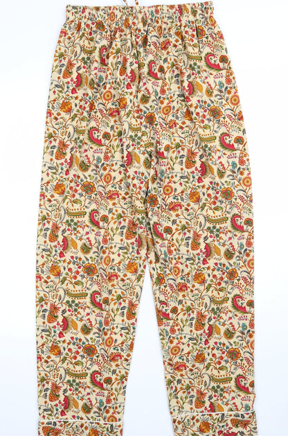 Womens UK Size 8 Preworn Regular Fit Bloomer Beige Trousers