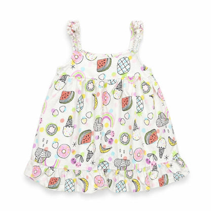F&F Girls White   Basic Tank Size 9-12 Months