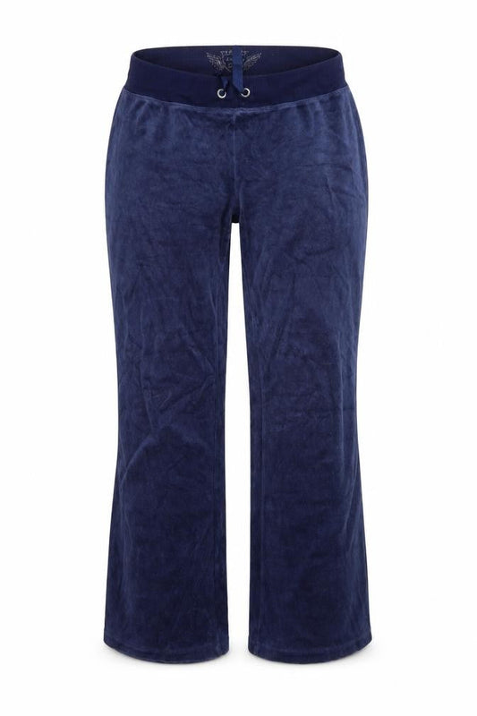 Womens UK Size 14 Denim & Co. Regular Fit Sweatpants Blue Trousers