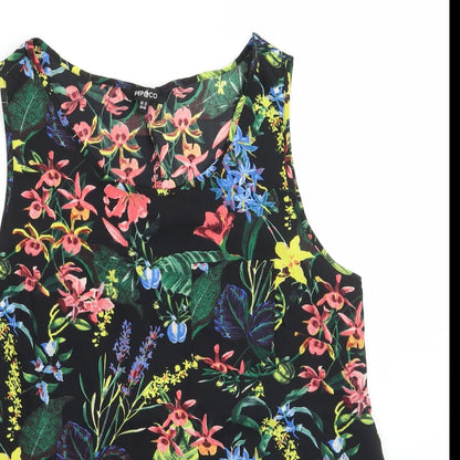 Womens UK Size 12 Pep&co Black Basic Blouse