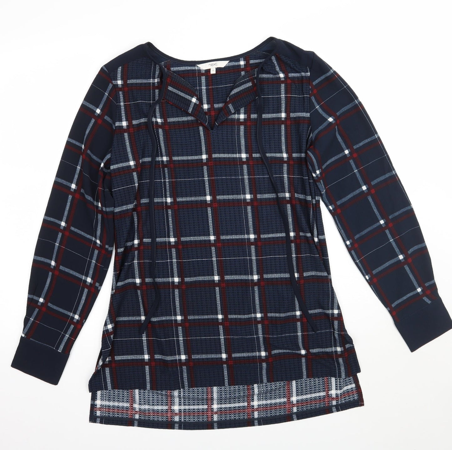 Womens UK Size 12 NEXT Blue Basic Blouse
