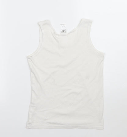 Kids & co Girls White   Basic Tank Size 9 Years