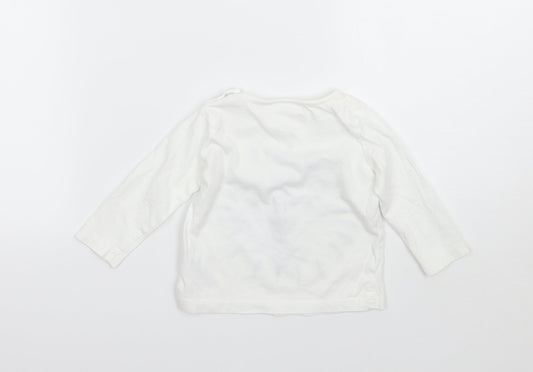 NEXT Baby White   Basic T-Shirt Size 3-6 Months