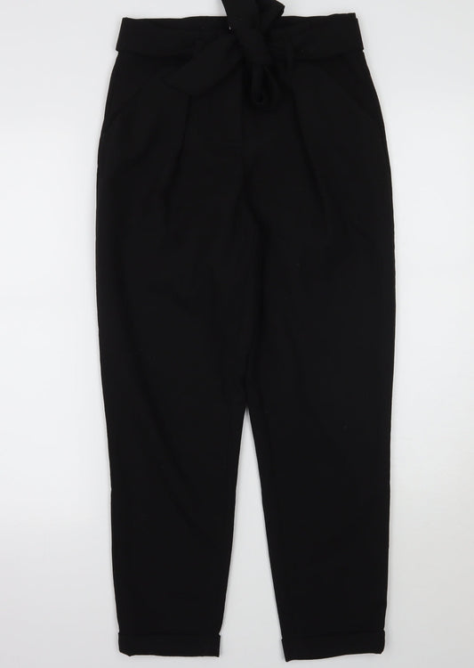 Pimkie Womens Black   Trousers  Size 8 L24 in