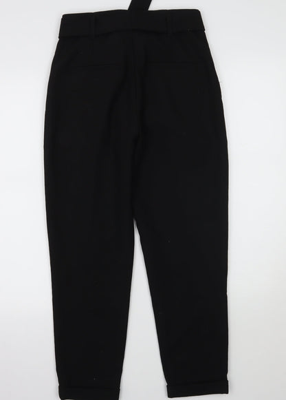 Pimkie Womens Black   Trousers  Size 8 L24 in