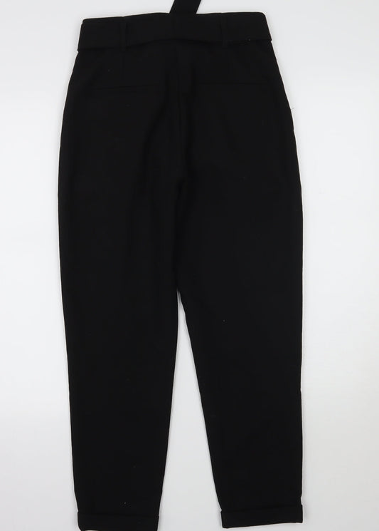 Pimkie Womens Black   Trousers  Size 8 L24 in