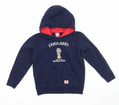 Fifa world cup Girls Blue   Pullover Hoodie Size 7-8 Years  - England