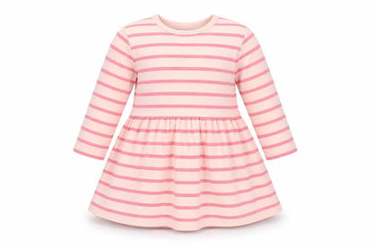 NEXT Girls Pink Striped  A-Line  Size 3-6 Months
