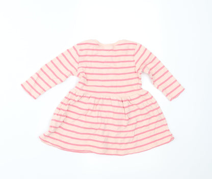 NEXT Girls Pink Striped  A-Line  Size 3-6 Months