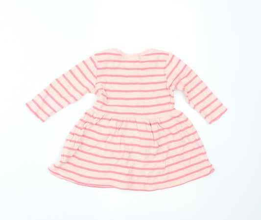 NEXT Girls Pink Striped  A-Line  Size 3-6 Months