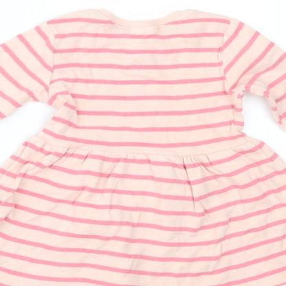 NEXT Girls Pink Striped  A-Line  Size 3-6 Months