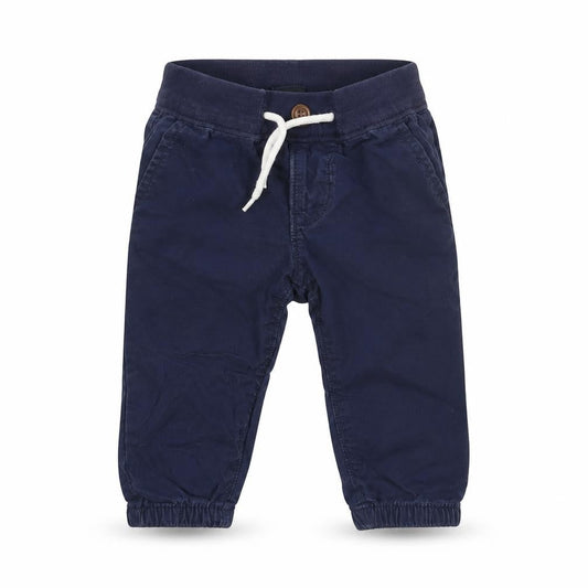 Front view of Gap Baby Blue Jogger Trousers, size 9-12, Months
