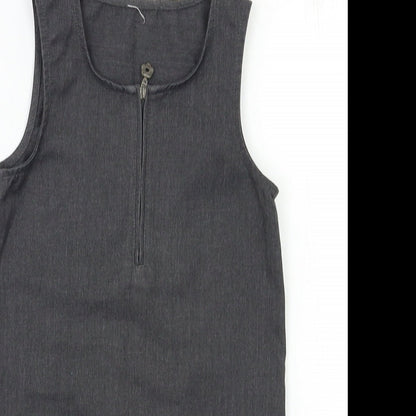 George Girls Grey   Pinafore/Dungaree Dress  Size 8 Years