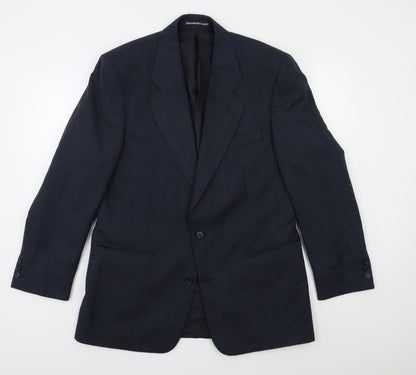 Mens UK Size 38 Greenwoods Regular Blue Suit Jacket