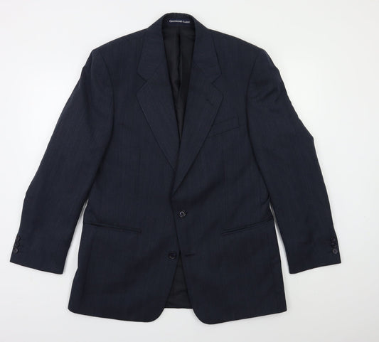 Mens UK Size 38 Greenwoods Regular Blue Suit Jacket