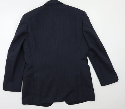 Mens UK Size 38 Greenwoods Regular Blue Suit Jacket