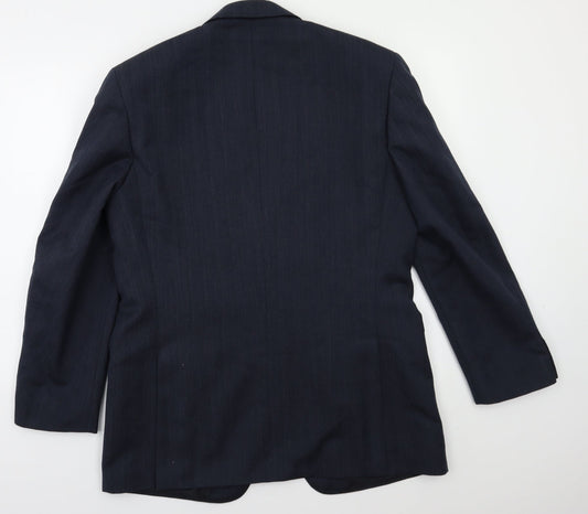 Mens UK Size 38 Greenwoods Regular Blue Suit Jacket