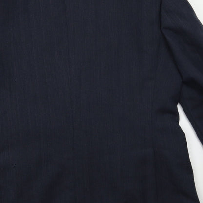 Mens UK Size 38 Greenwoods Regular Blue Suit Jacket