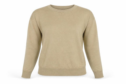 Womens UK Size S New Look Beige Pullover Jumper