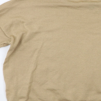 Womens UK Size S New Look Beige Pullover Jumper