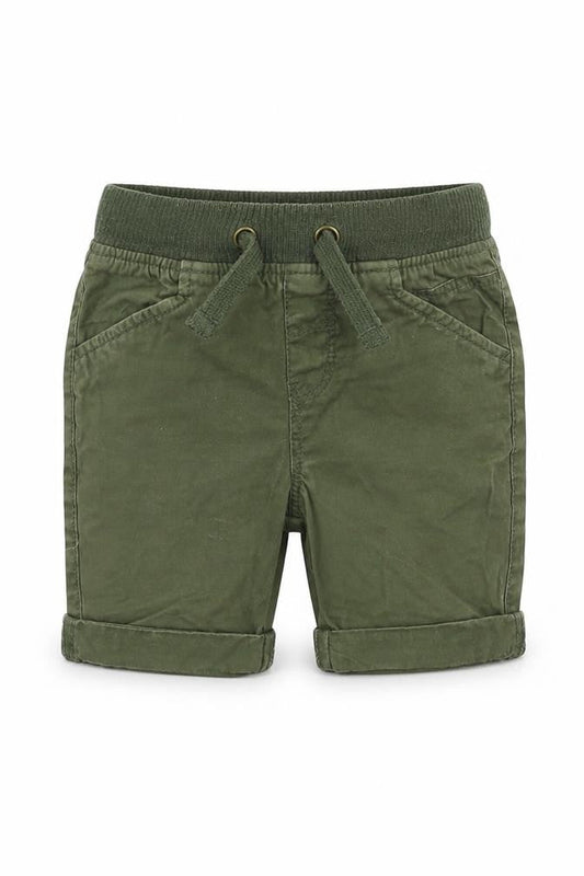 Front view of Tu Baby Green Cargo Trousers, size 12, Months