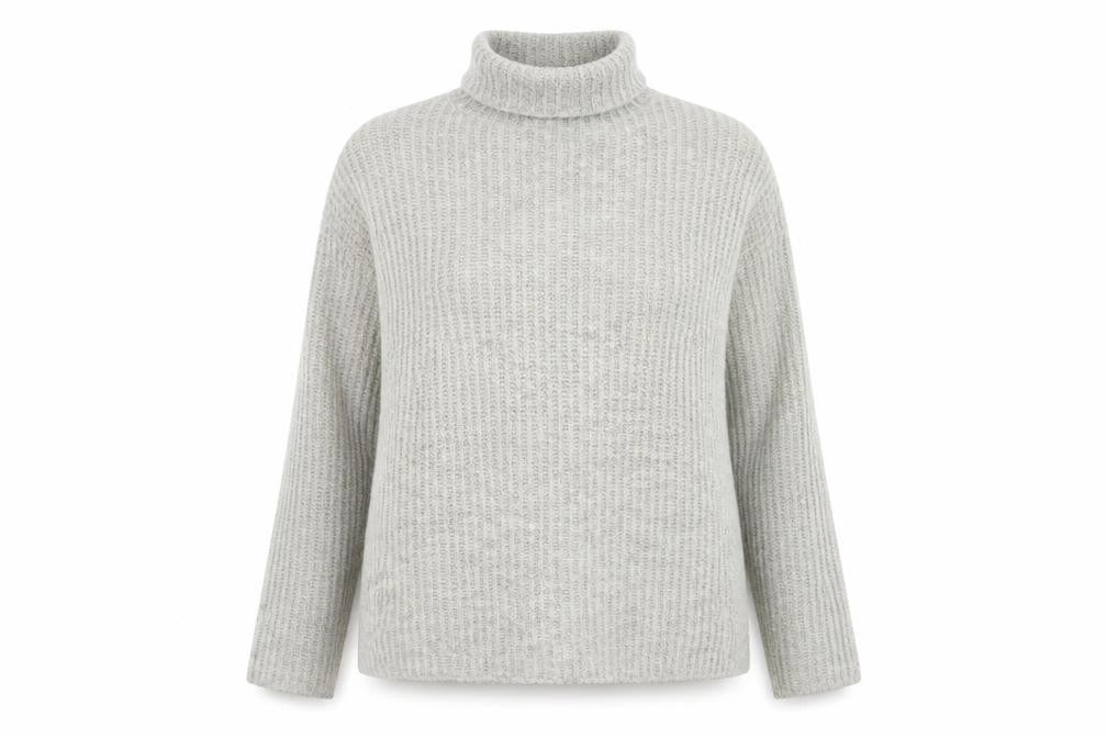 Womens UK Size L Bershka Grey Pullover Jumper