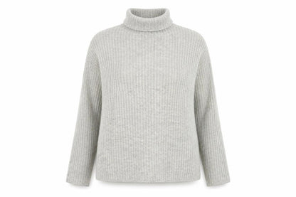 Womens UK Size L Bershka Grey Pullover Jumper