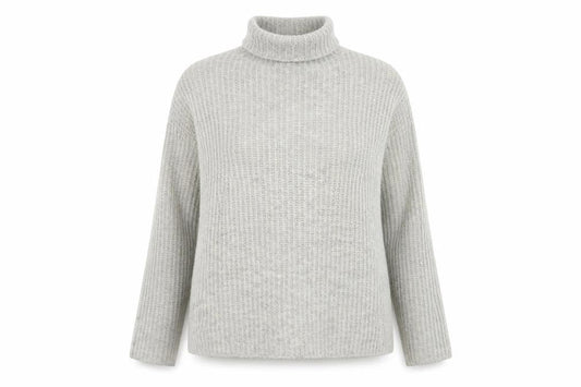 Womens UK Size L Bershka Grey Pullover Jumper