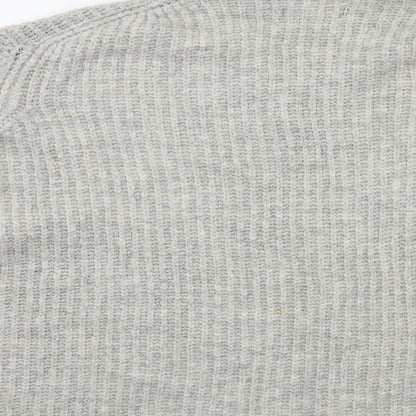 Bershka Womens Grey   Pullover Jumper Size L