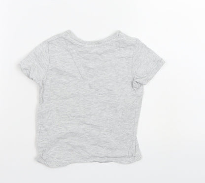 PEP & CO Boys Grey   Basic T-Shirt Size 12-18 Months