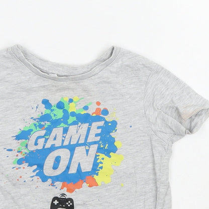 PEP & CO Boys Grey   Basic T-Shirt Size 12-18 Months