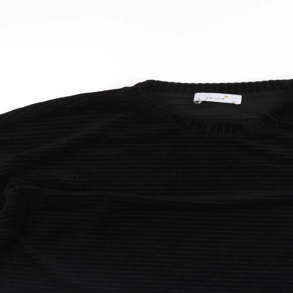 Womens UK Size 12 Per Una Black Pullover Jumper