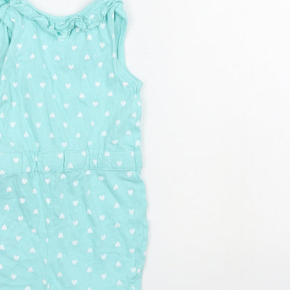 Made with love Girls Blue   Shorts One-Piece Size 9-12 Months