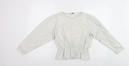 Womens UK Size 14 PEP & CO White Tunic Jumper
