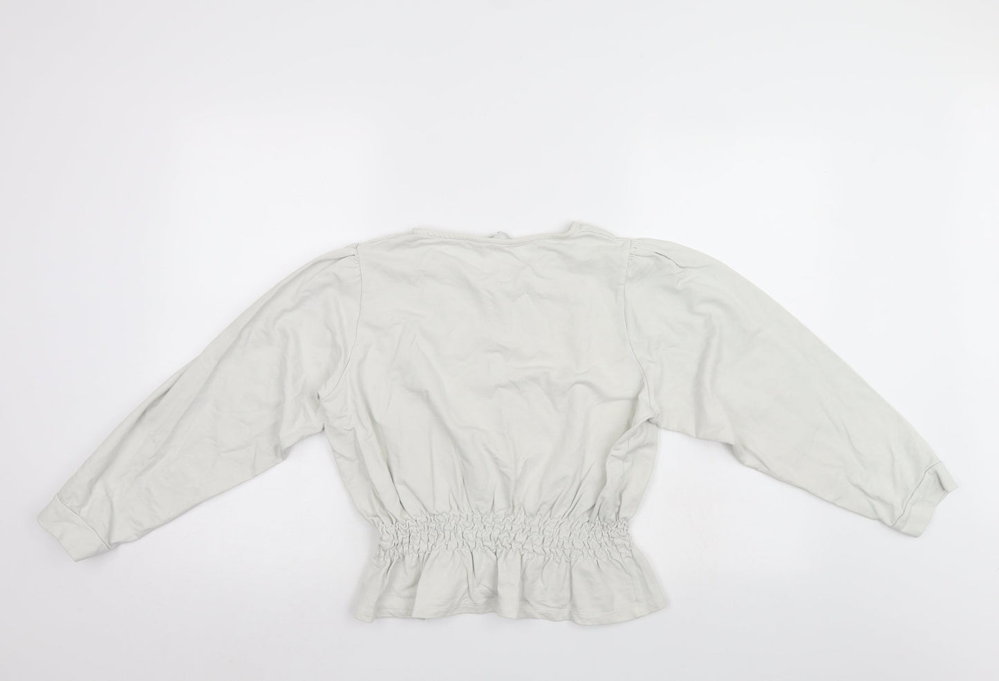 Womens UK Size 14 PEP & CO White Tunic Jumper