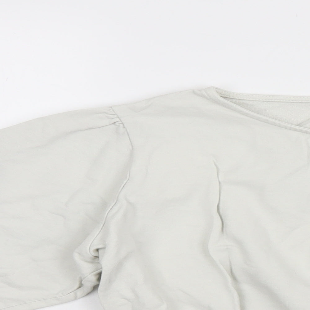 Womens UK Size 14 PEP & CO White Tunic Jumper