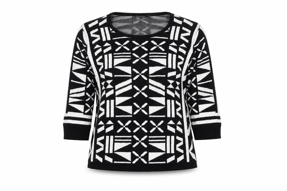 Womens UK Size 14 ESMARA Black Pullover Jumper