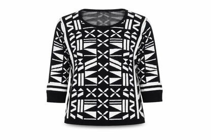 Womens UK Size 14 ESMARA Black Pullover Jumper