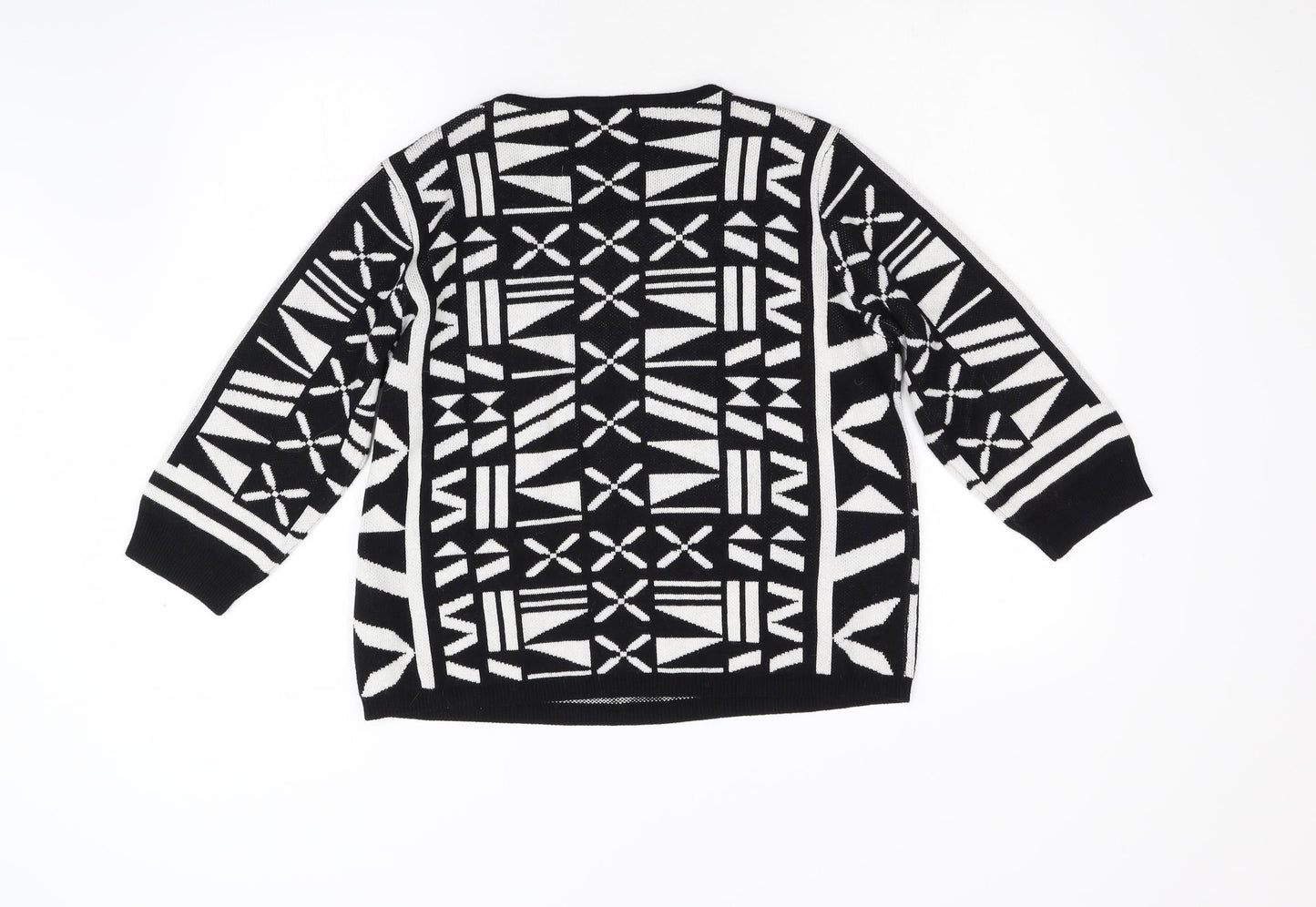 Womens UK Size 14 ESMARA Black Pullover Jumper