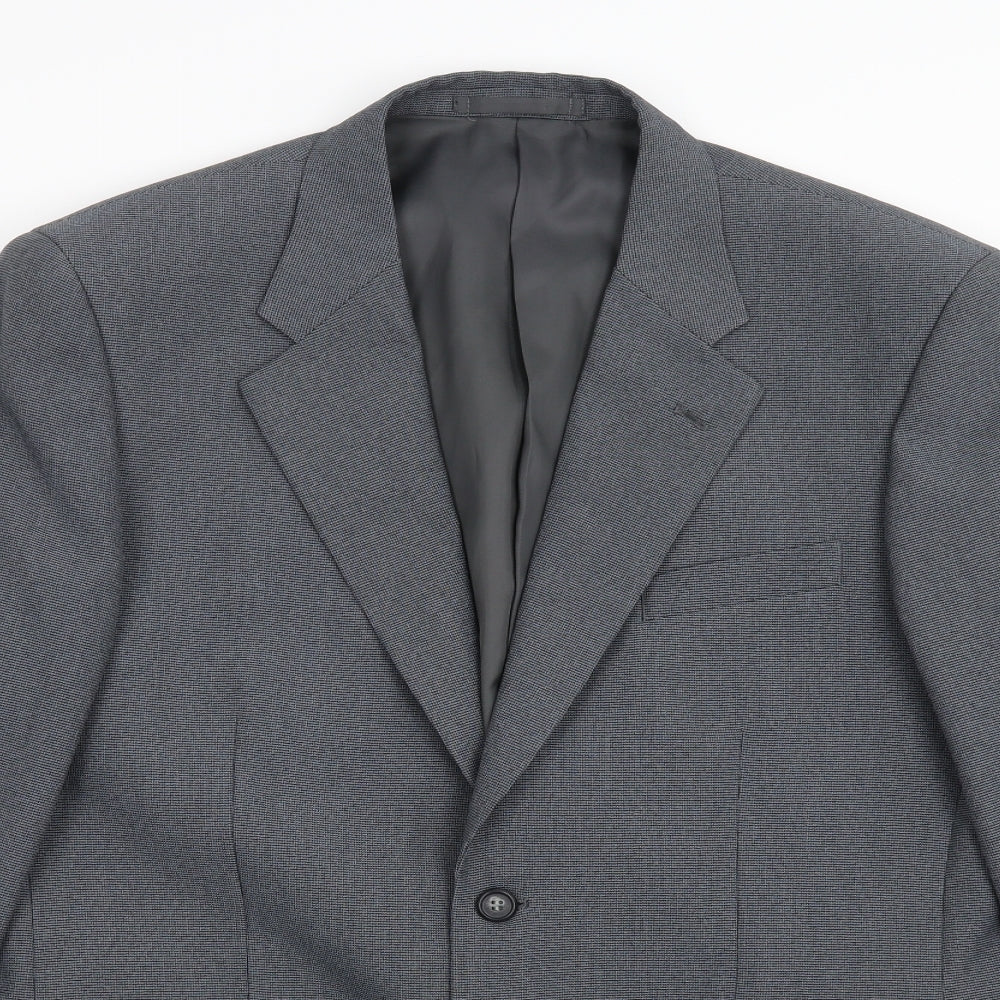 Mens UK Size 42 Greenwoods Regular Grey Suit Jacket