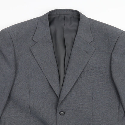 Mens UK Size 42 Greenwoods Regular Grey Suit Jacket
