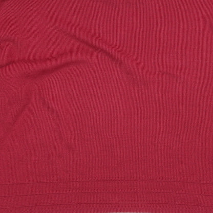 4 Me Womens Pink  Knit Pullover Jumper Size L