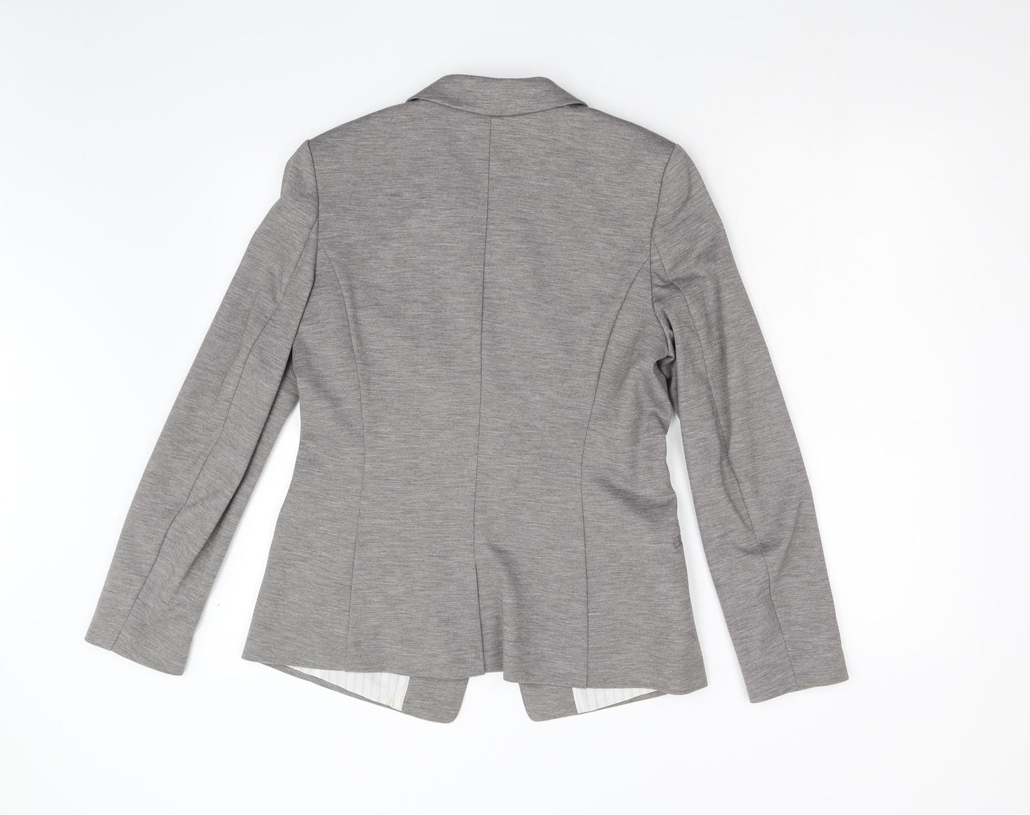 H&M Womens Grey   Jacket Suit Jacket Size 12
