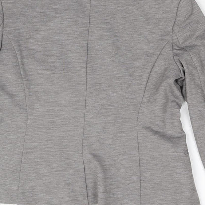 H&M Womens Grey   Jacket Suit Jacket Size 12