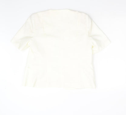 Selfridges Womens Ivory   Jacket Suit Jacket Size 14