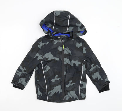 Urban Girls Multicoloured Camouflage  Anorak Jacket Size 6-7 Years