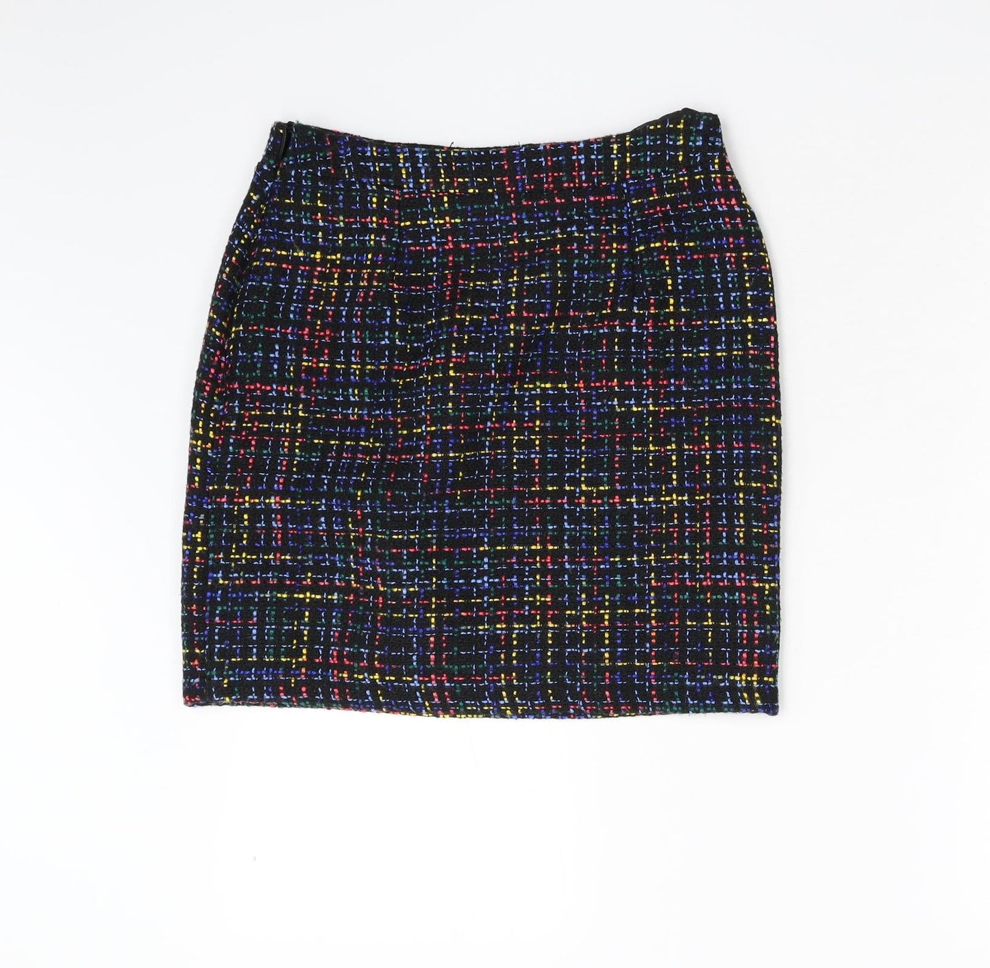 Papaya Womens Multicoloured Check  Mini Skirt Size 8