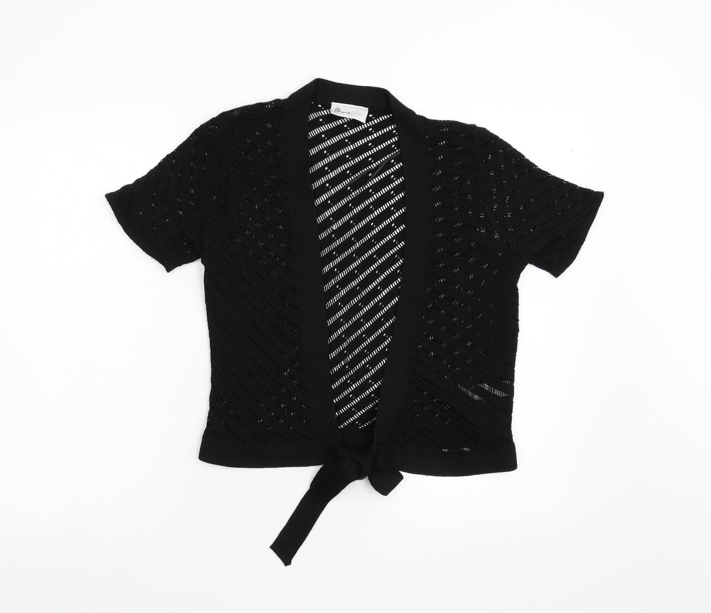 Womens UK Size 10 BHS Black Cardigan Jumper