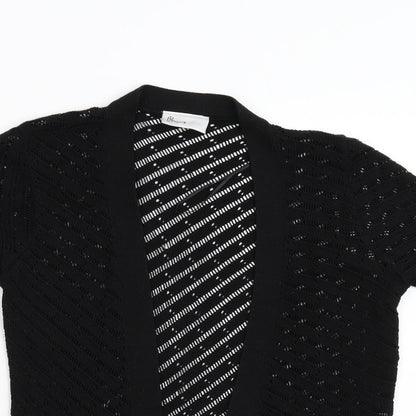 Womens UK Size 10 BHS Black Cardigan Jumper